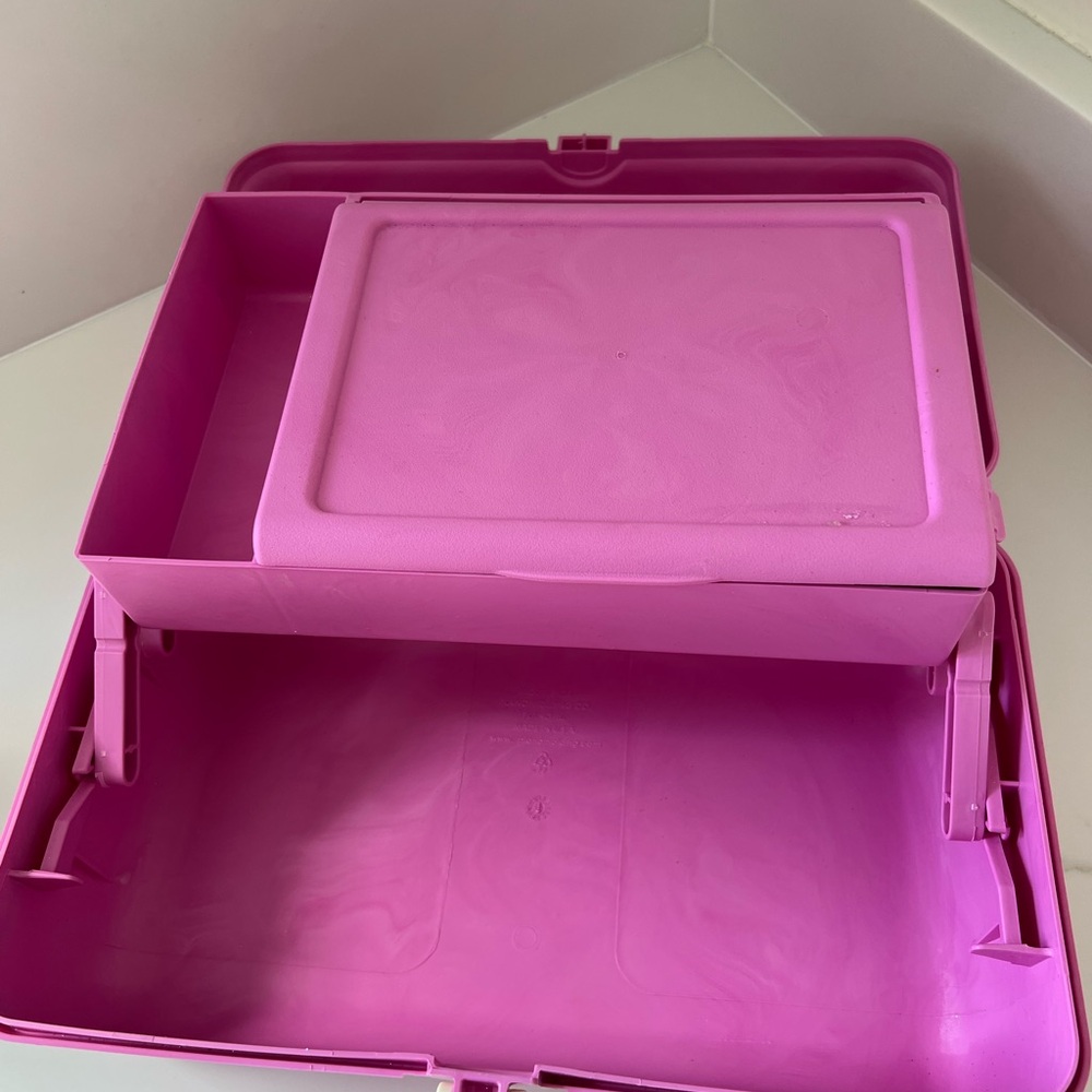Caboodles Fuchsia Pink Organizer Case - Picture 8 of 10
